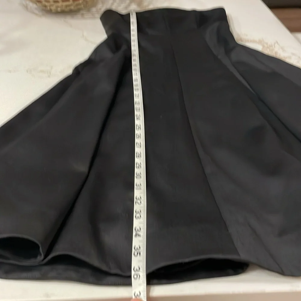 J Crew Tuxedo Elegant Black Wool Strapless Dress | 2
